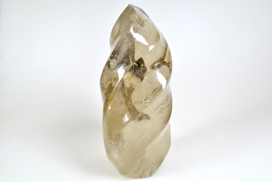 Smoky Quartz Crystal Flame Shape Large 16.7cm