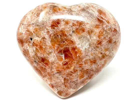 Sunstone Crystal Heart 5.8cm