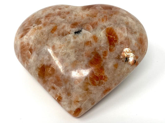 Sunstone Crystal Heart 7.2cm