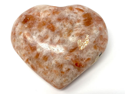 Sunstone Crystal Heart 7.1cm