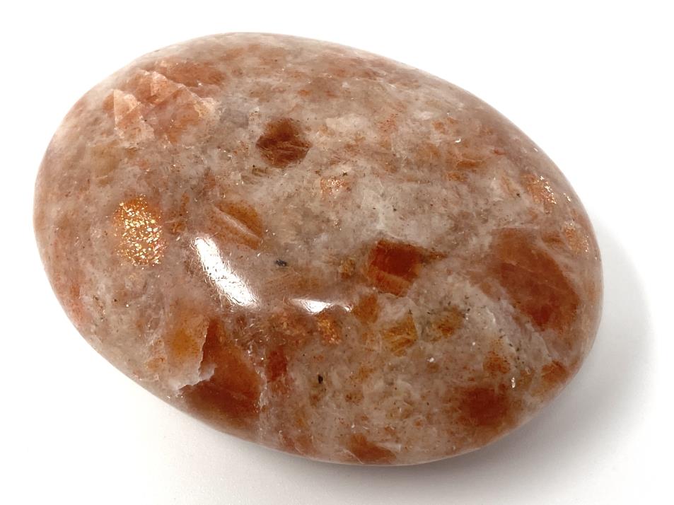 Sunstone Crystal Pebble 6.4cm