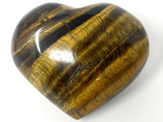 Tiger's Eye Crystal Heart 5.9cm