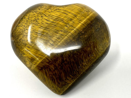 Tiger's Eye Crystal Heart 6cm