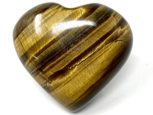 Tiger's Eye Crystal Heart 5.4cm