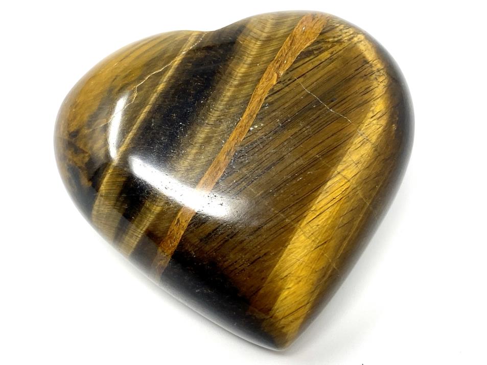 Tiger's Eye Crystal Heart 5.5cm