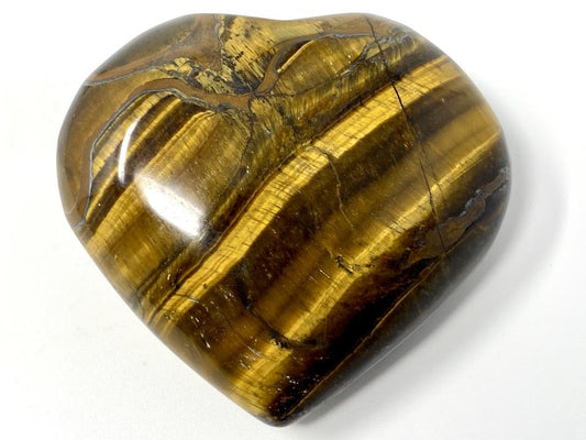 Tiger's Eye Crystal Heart 5.6cm