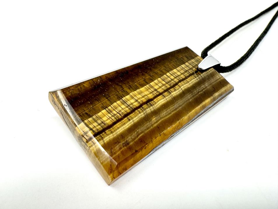 Tiger's Eye Pendant Ingot 4.8cm