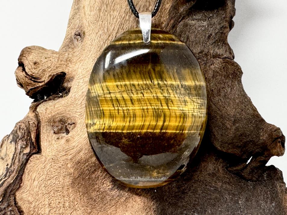 Tiger's Eye Pendant Oval Large 5.7cm