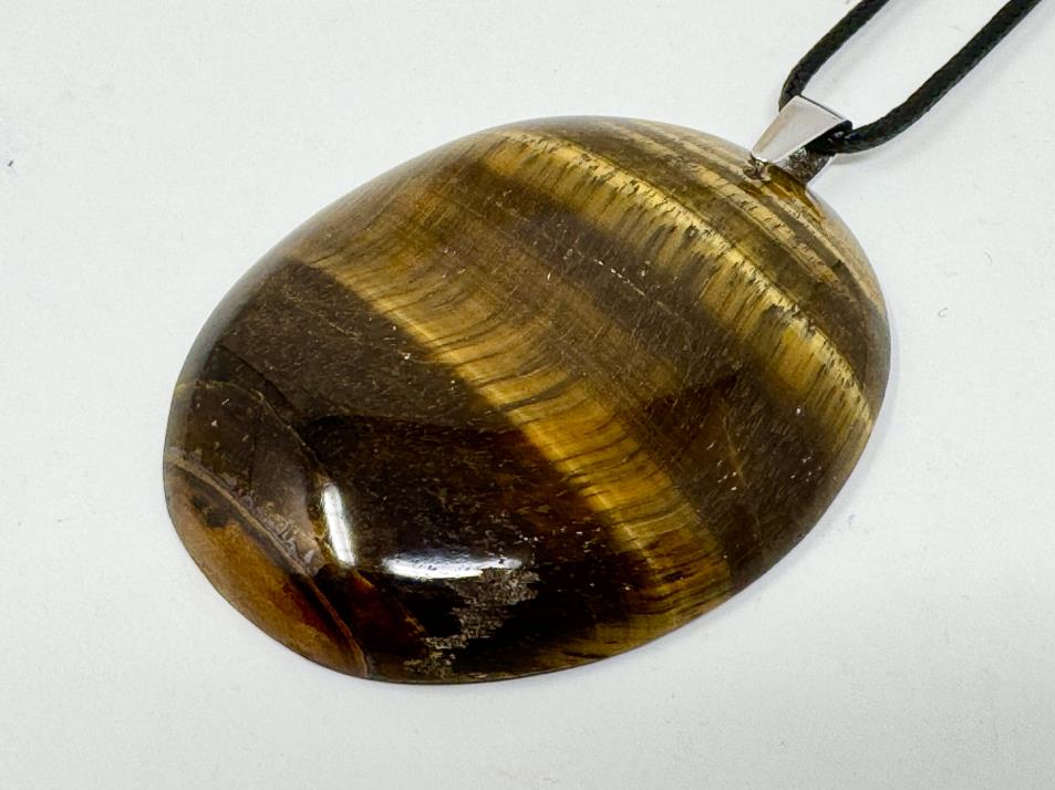 Tiger's Eye Pendant Oval Large 5.7cm