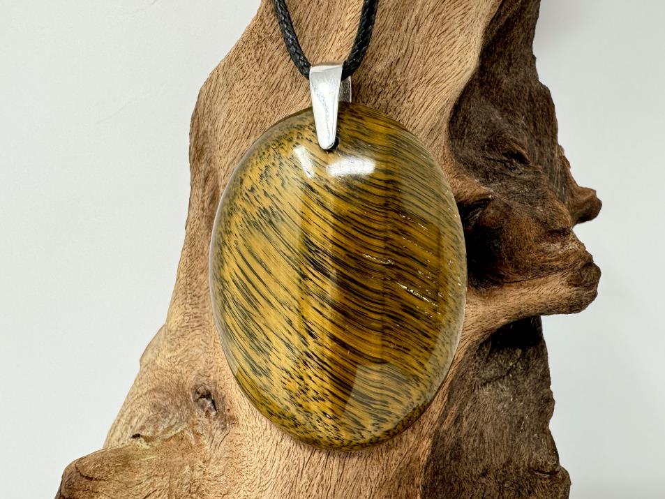 Tiger's Eye Pendant Oval Large 5cm