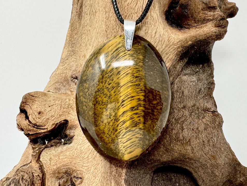 Tiger's Eye Pendant Oval 4.8cm