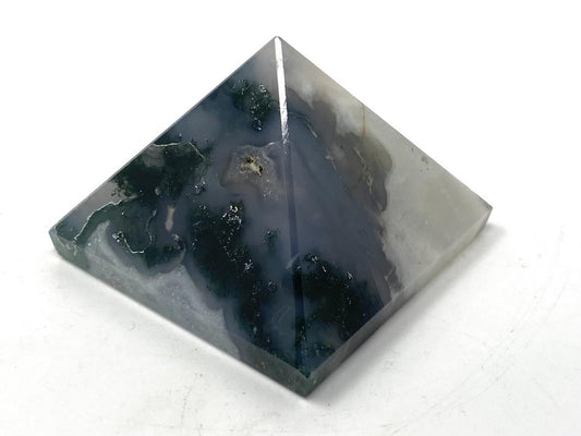 Moss Agate Crystal Pyramid 4.4cm