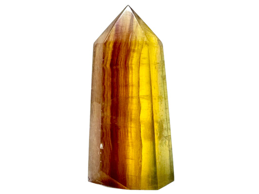 Yellow Fluorite Crystal Point 8.7cm