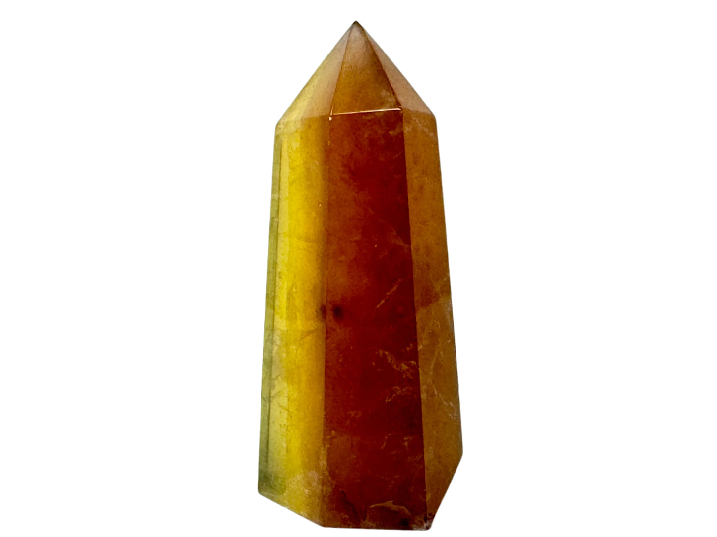 Yellow Fluorite Crystal Point 8.7cm