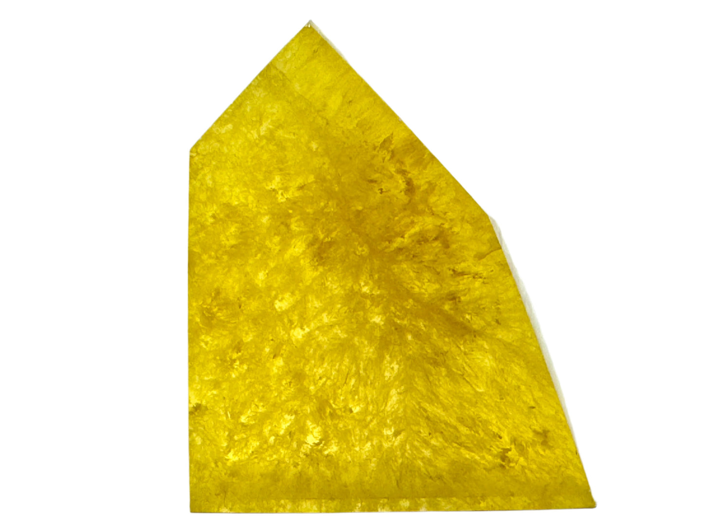 Yellow Fluorite Crystal Freeform 8cm