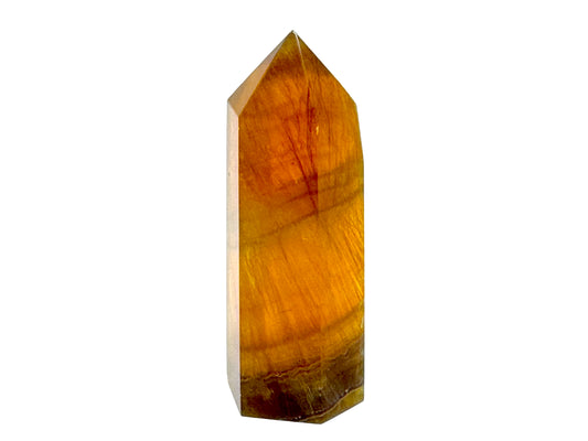 Yellow Fluorite Crystal Point 9.3cm