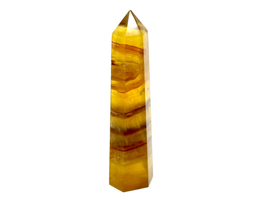 Yellow Fluorite Crystal Point 13.9cm