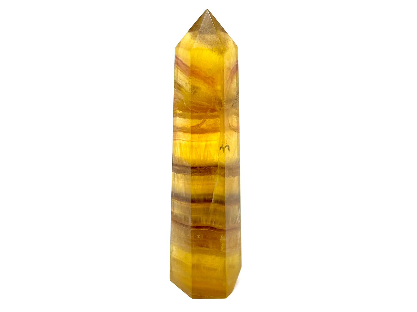 Yellow Fluorite Crystal Point 13.9cm