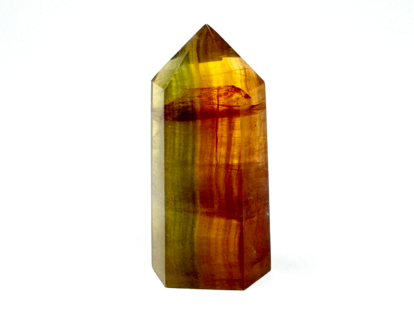 Yellow Fluorite Crystal Point 8.7cm