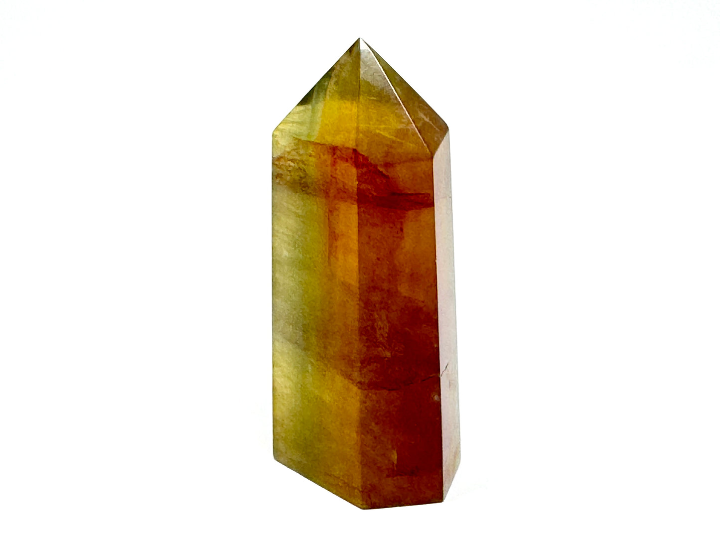 Yellow Fluorite Crystal Point 8.7cm