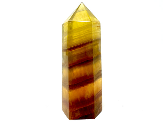 Yellow Fluorite Crystal Point 9.3cm