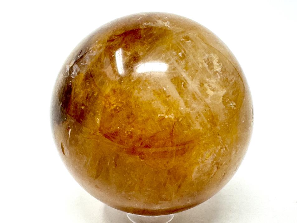 Yellow Quartz Crystal Sphere 6cm