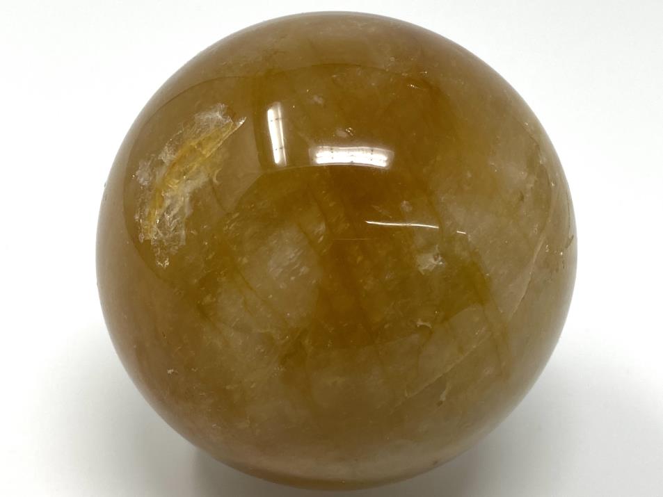 Yellow Quartz Crystal Sphere Large 7.7cm