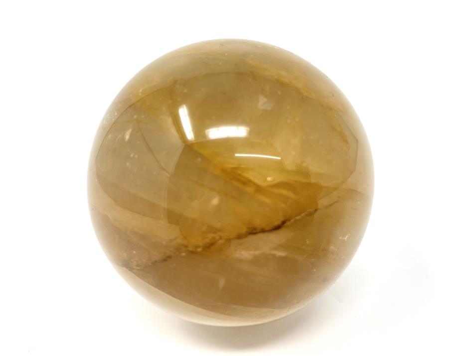 Yellow Quartz Crystal Sphere 6.8cm