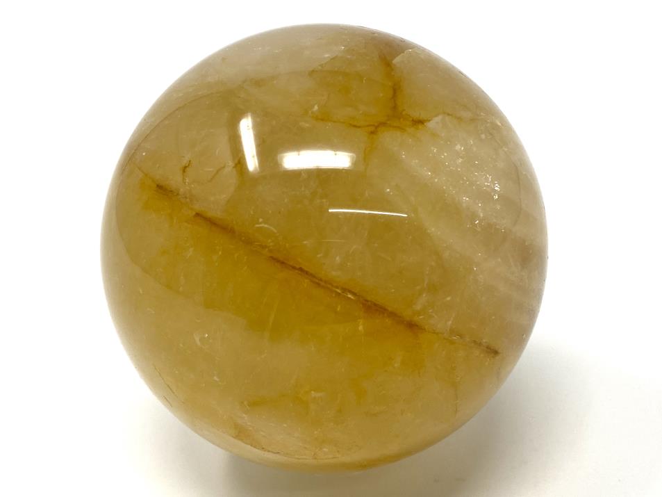 Yellow Quartz Crystal Sphere 7.3cm