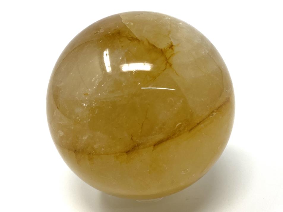 Yellow Quartz Crystal Sphere 7.3cm