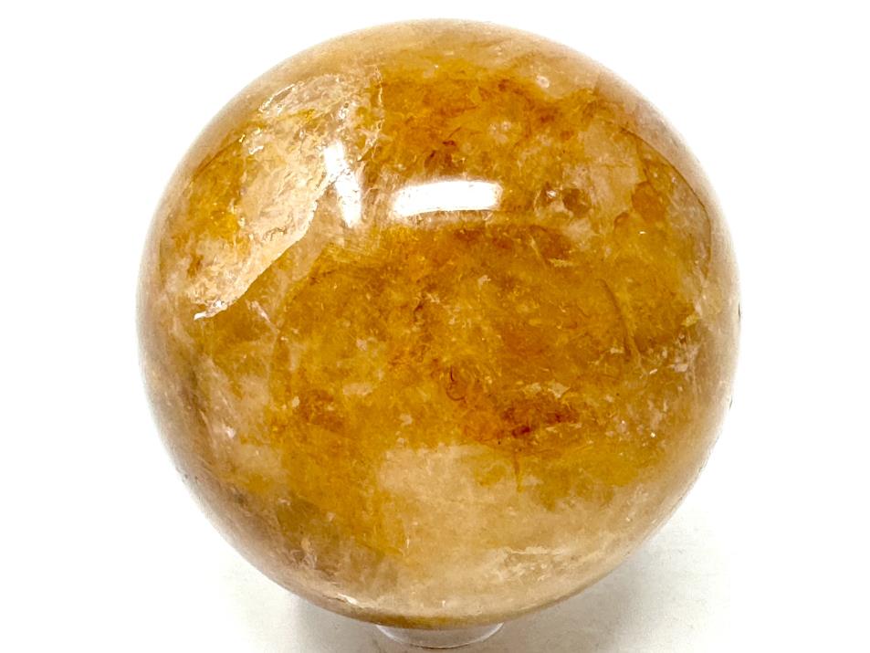 Yellow Quartz Crystal Sphere 6cm