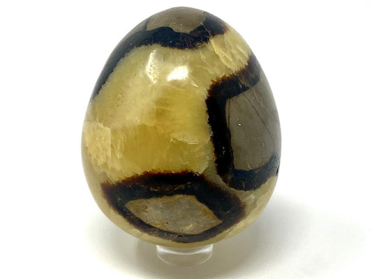 Yellow Septarian Crystal Egg 6.3cm