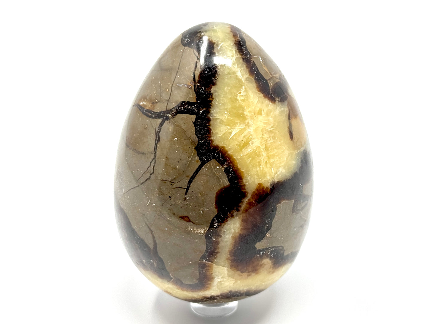 Yellow Septarian Egg Crystal 8.9cm