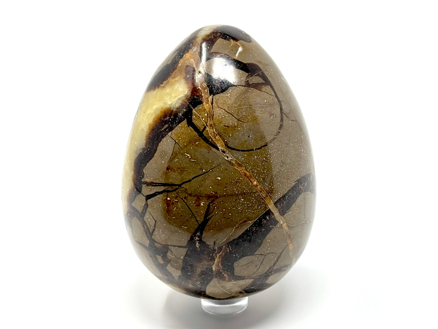 Yellow Septarian Egg Crystal 8.9cm