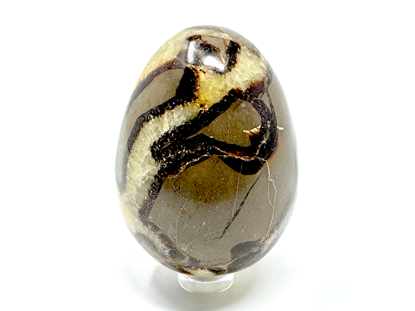 Yellow Septarian Egg Crystal 6.8cm