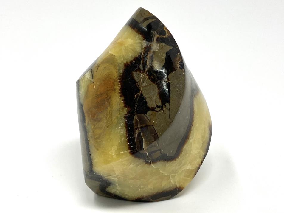 Yellow Septarian Crystal Flame Shape 9.7cm