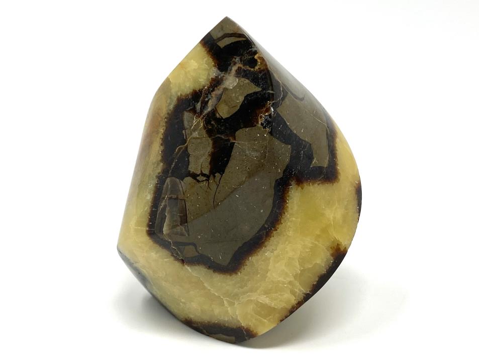 Yellow Septarian Crystal Flame Shape 9.7cm