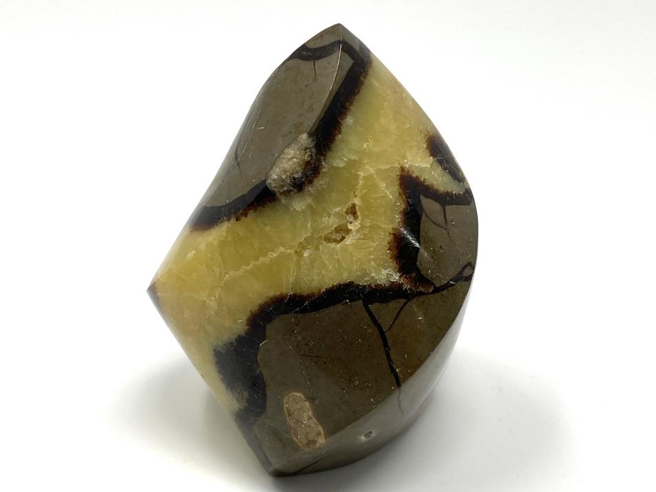 Yellow Septarian Crystal Flame Shape 9.7cm