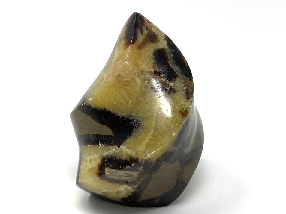 Yellow Septarian Crystal Flame Shape 8cm