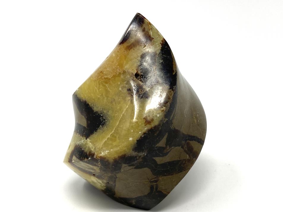 Yellow Septarian Crystal Flame Shape 8cm