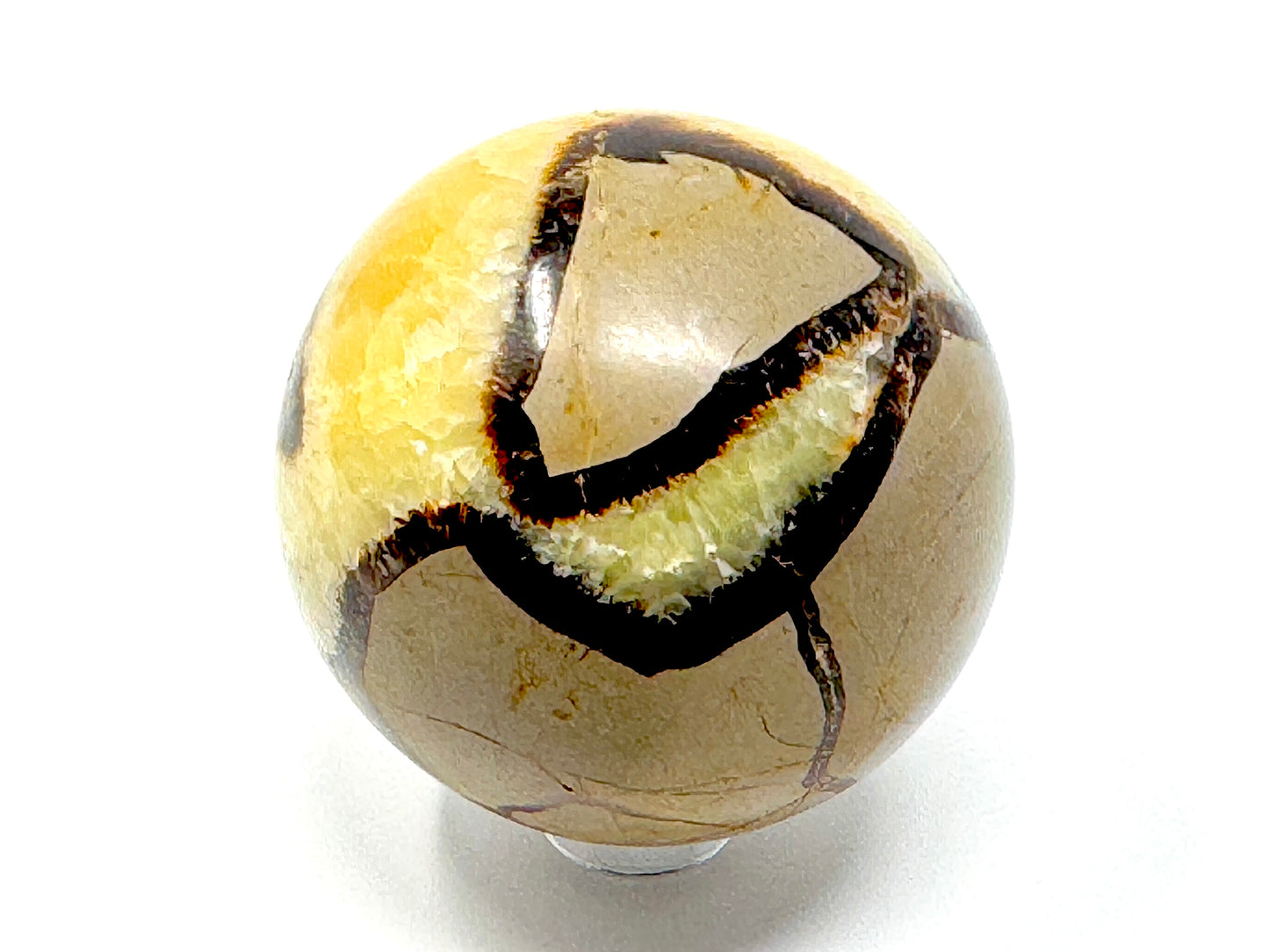 Yellow Septarian Sphere 5.5cm