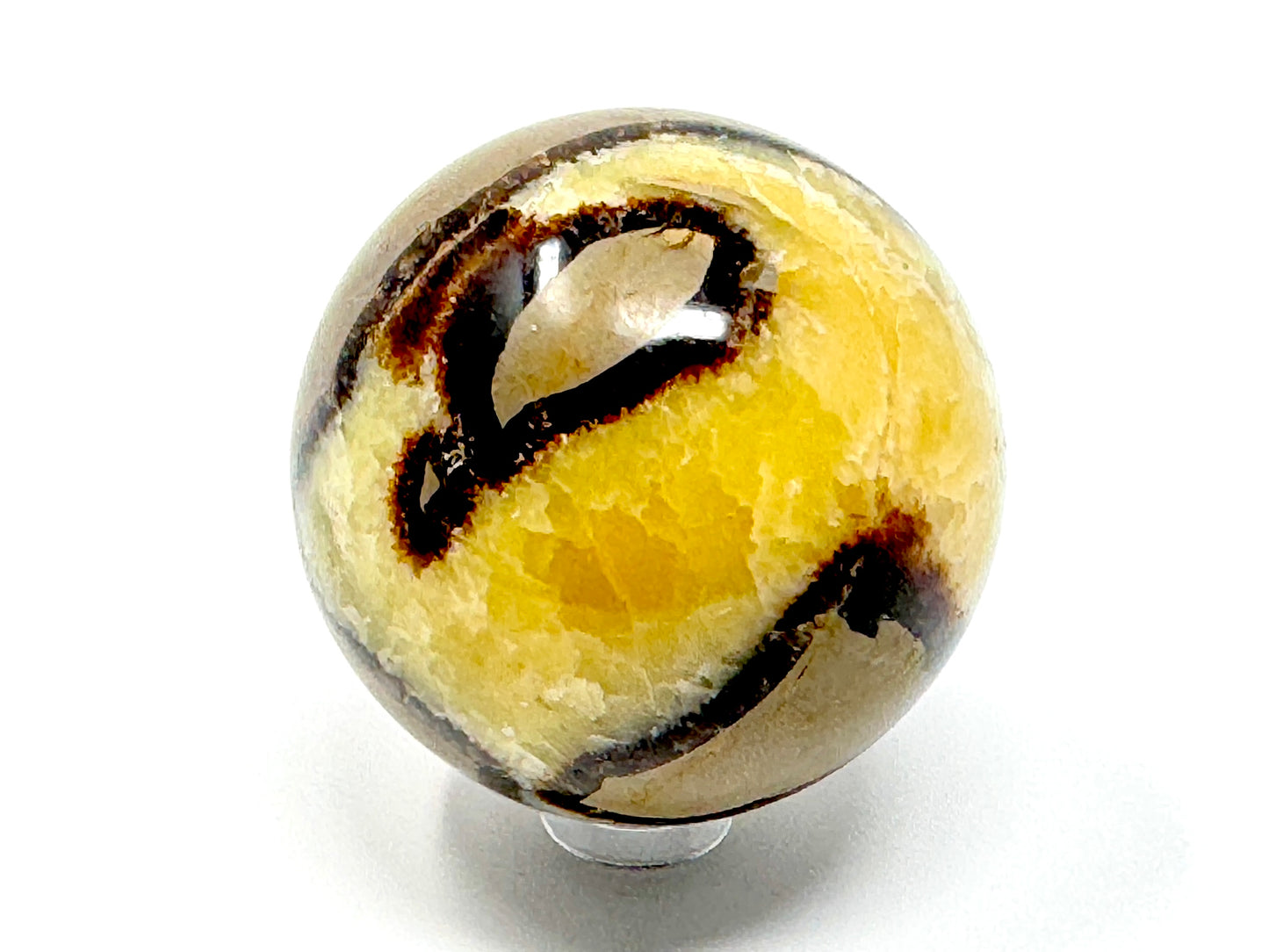 Yellow Septarian Sphere 5.5cm