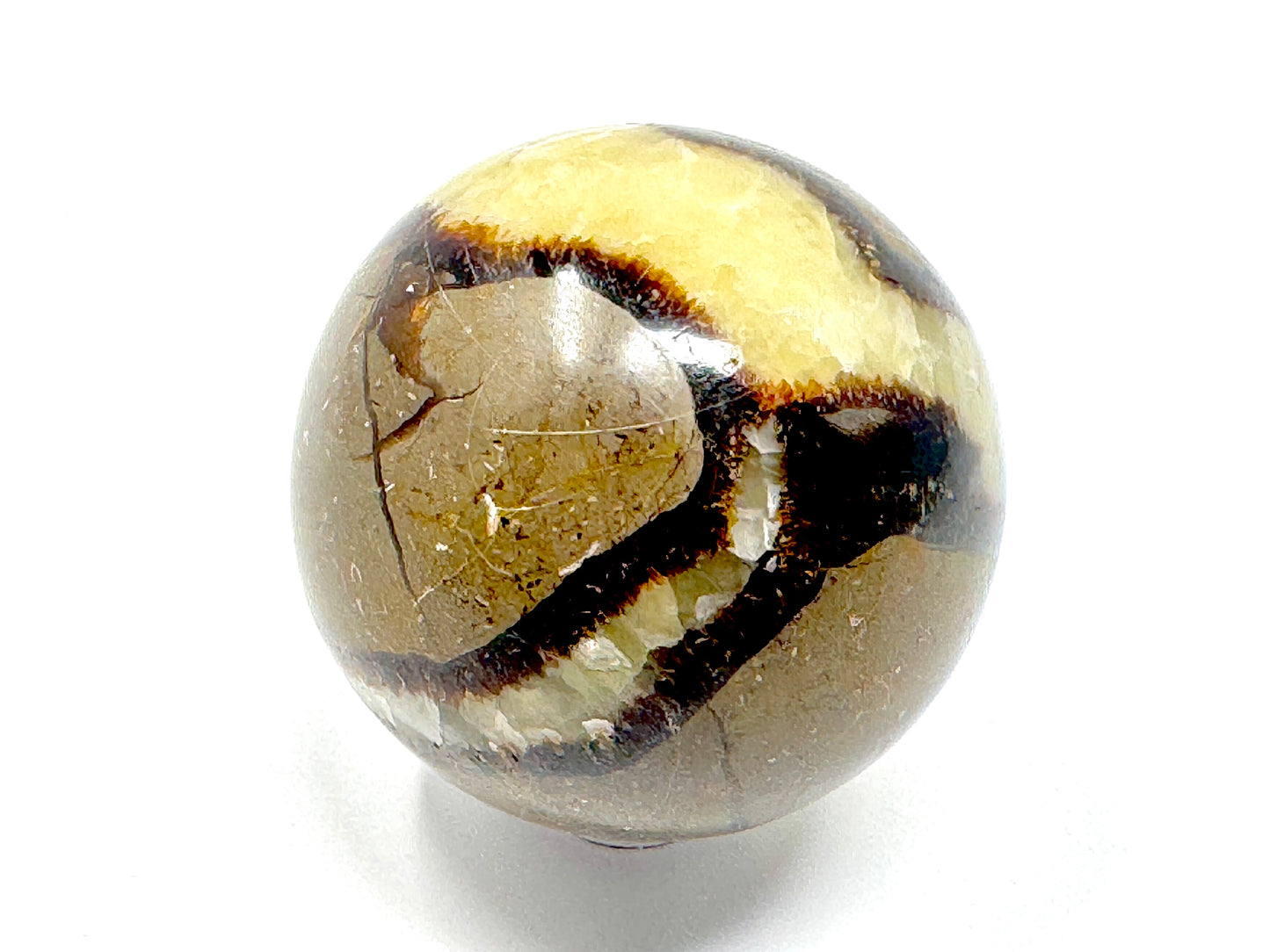 Yellow Septarian Sphere 5.3cm