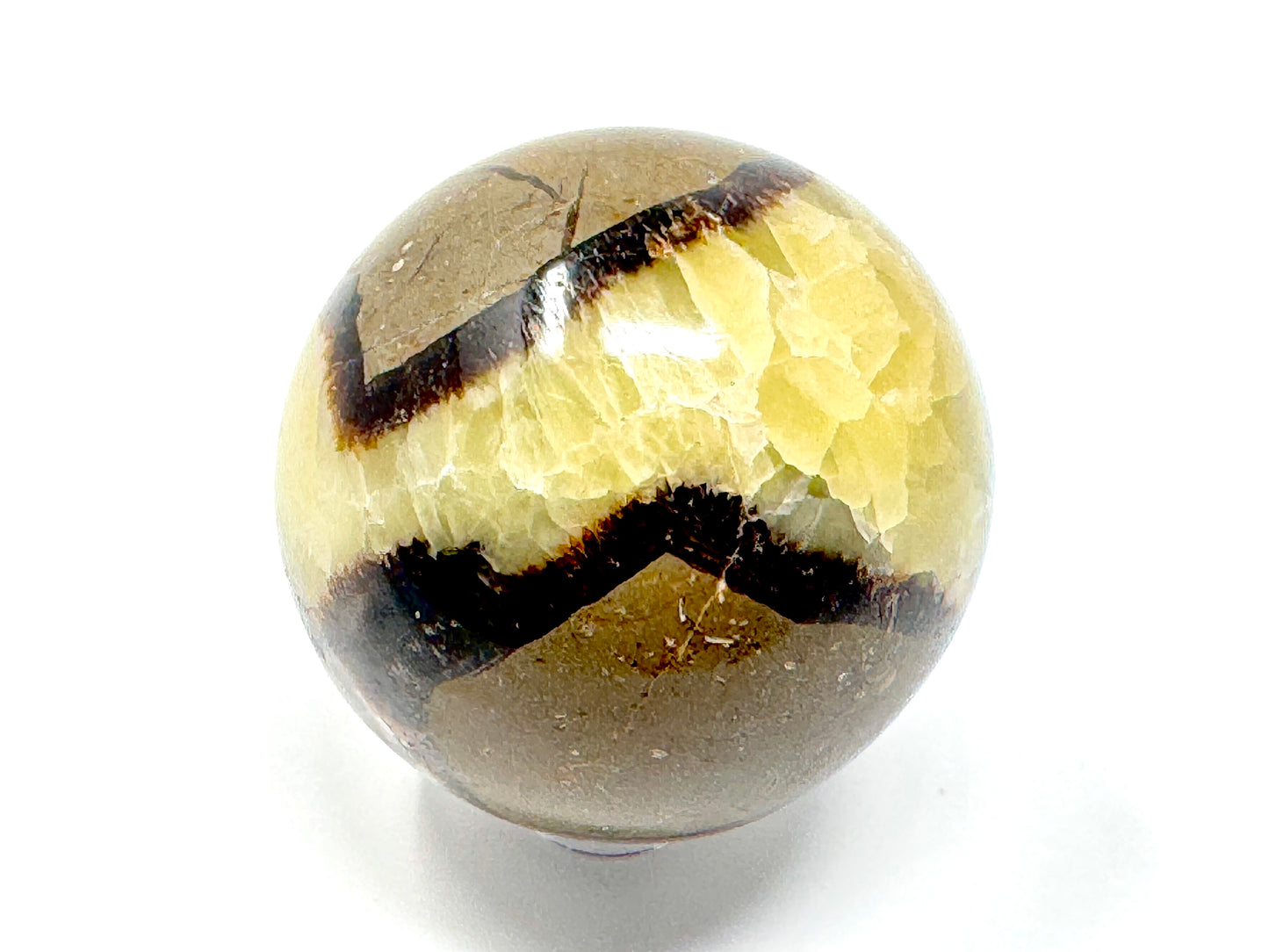 Yellow Septarian Sphere 5.3cm