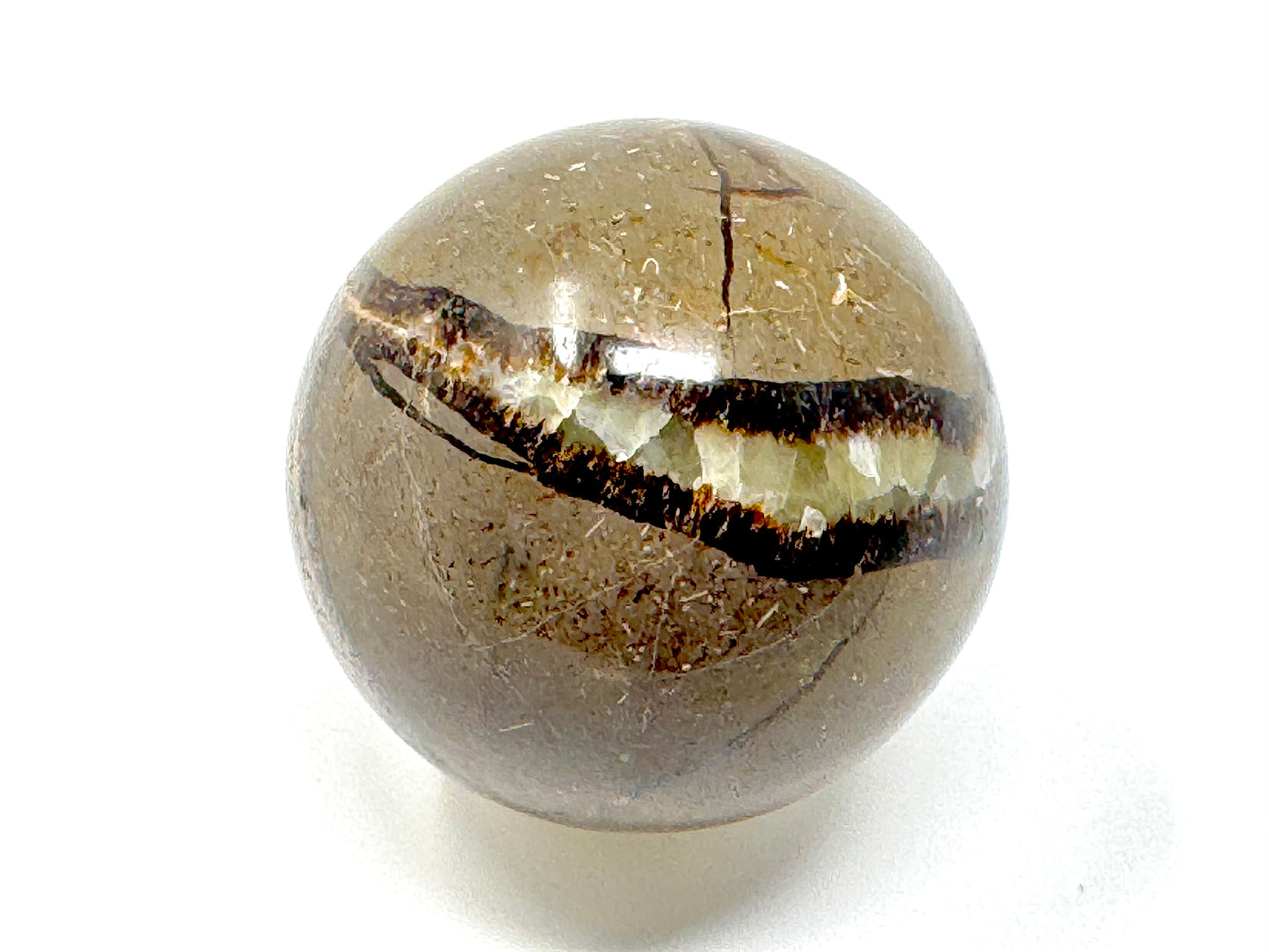 Yellow Septarian Sphere 5.3cm