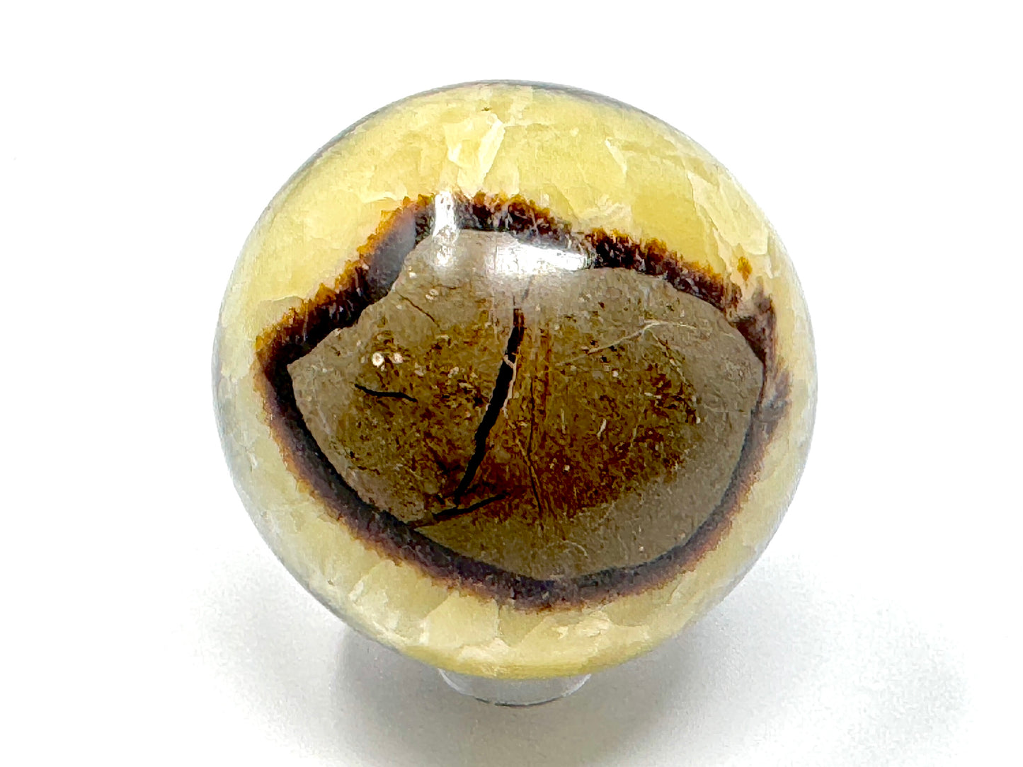 Yellow Septarian Sphere 5.3cm