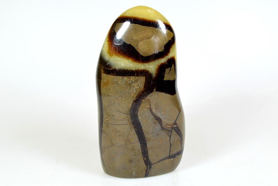 Yellow Septarian Crystal Freeform 14.4cm