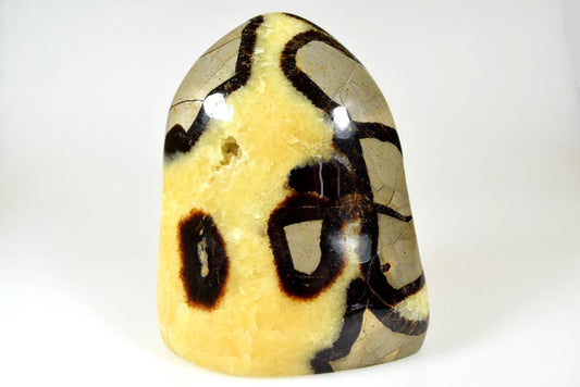 Yellow Septarian Crystal Freeform 12.8cm