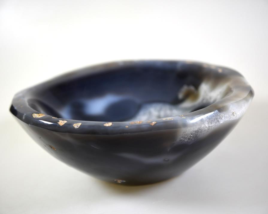 Agate Crystal Bowl Large 19.5cm