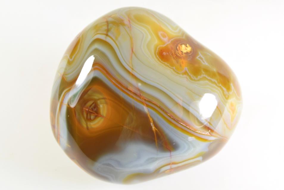 Agate Crystal Pebble Large 9.1cm